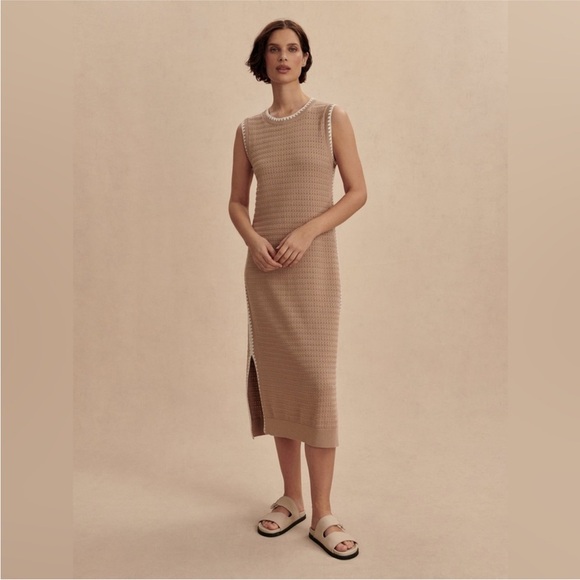 NWT VARLEY Dwight Tank Knit Midi Dress - Picture 3 of 6